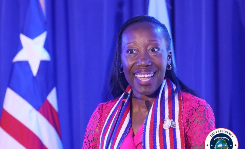 World Bank Country Manager, Georgia Allen speaking at the National Fisheries Investment Conference